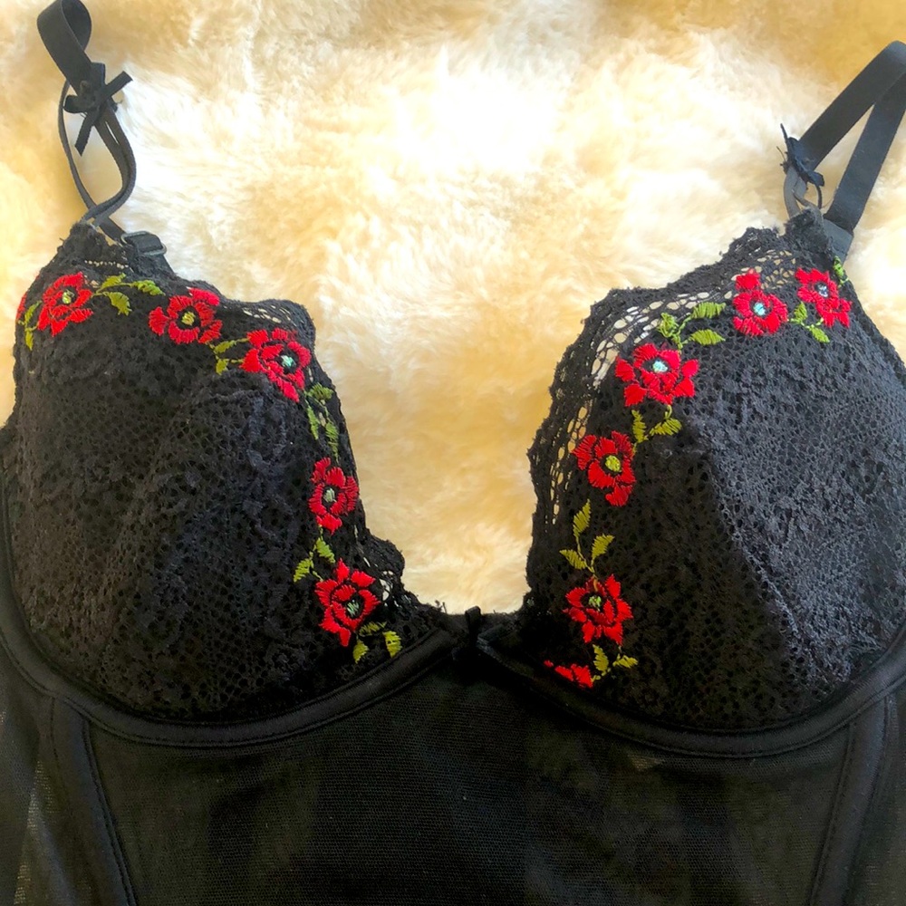 Sheer bustier